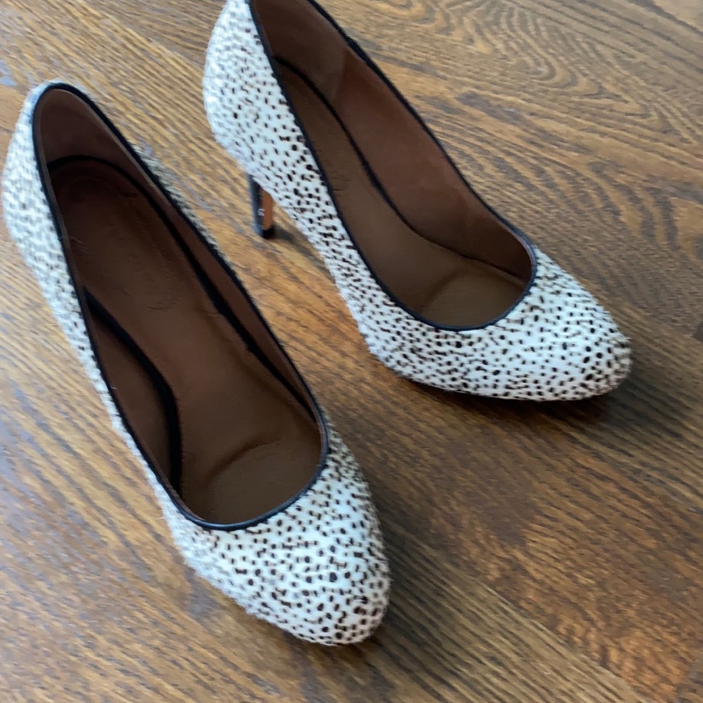 NWOT calf hair Corso como heels